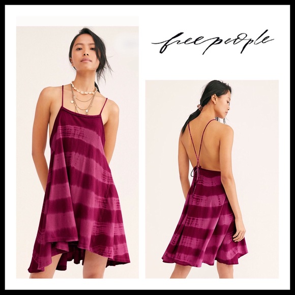 FREE PEOPLE BOHO FLOWY TUNIC MINI TANK DRESS A3C - Picture 2 of 16